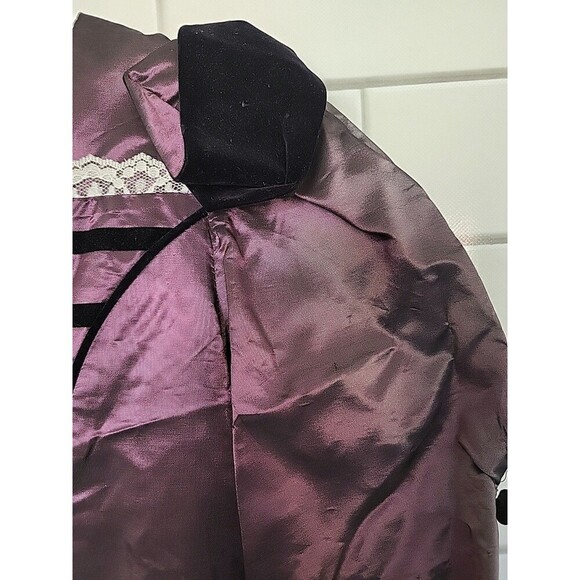 Vtg Mini-Mouche Girls Sz 12 Dress  Lace Trim FairyCore Halloween Costume *READ - Picture 8 of 13